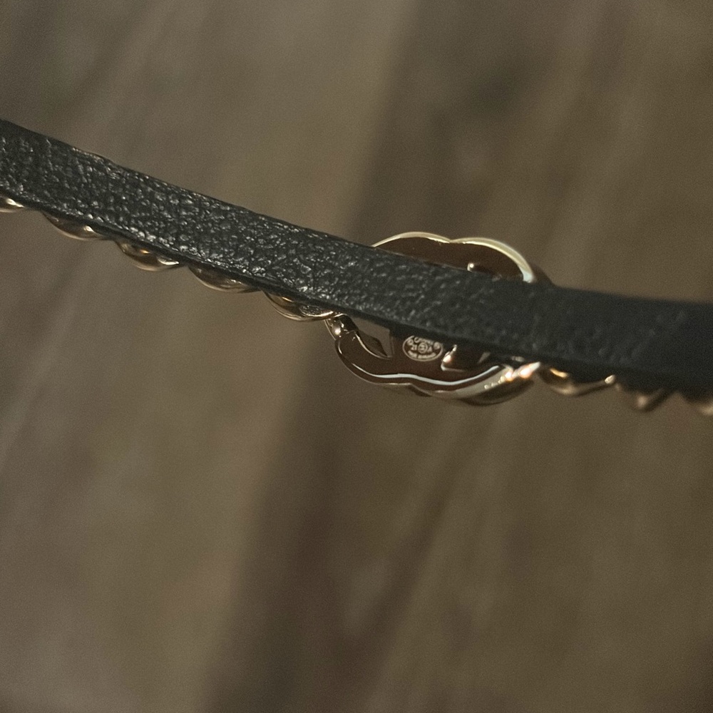 CHANEL CC Turnlock Chain Lambskin Headband - Picture 7 of 11